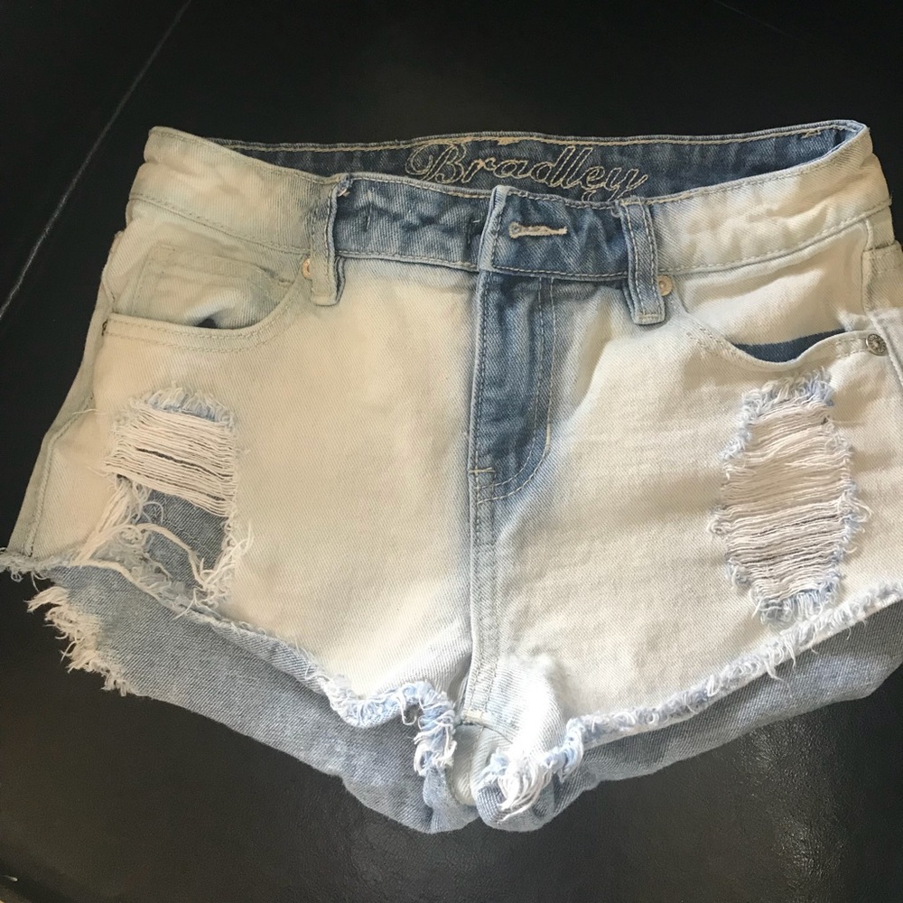 Delia’s Size 0 High Waist denim cut off shorts